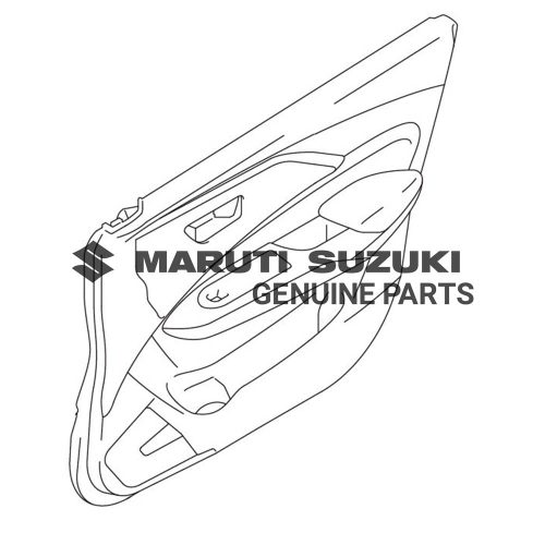 TRIM_ FRONT DOOR LEFT (BLACK)For SWIFT 
