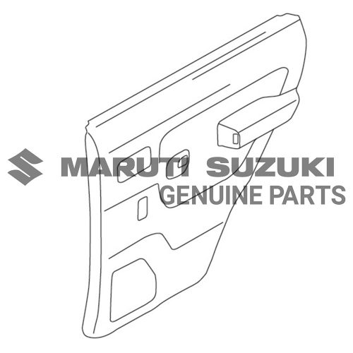 TRIM COMP_REAR DOOR_R (BLACK)For JIMNY
