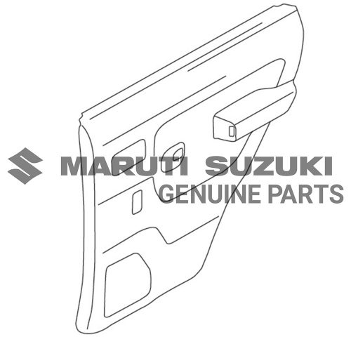 TRIM COMP_REAR DOOR_L (BLACK)For JIMNY

