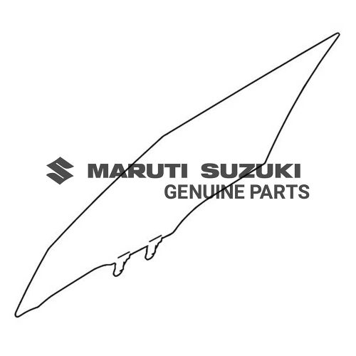 GLASS_ FRONT DOOR WINDOW RIGHT HANDFor DZIRE 