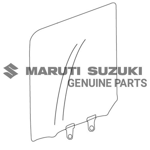 GLASS _REAR DOOR WINDOW_RFor JIMNY

