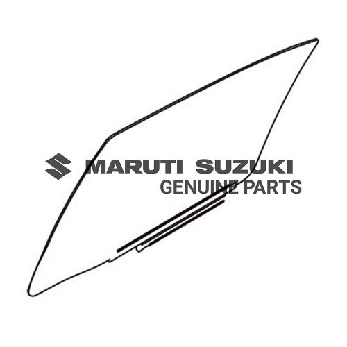 GLASS_ REAR DOOR WINDOW LEFT HANDFor DZIRE