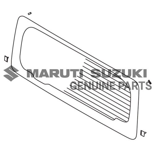 GLASS_ BACK DOOR WINDOWFor JIMNY
