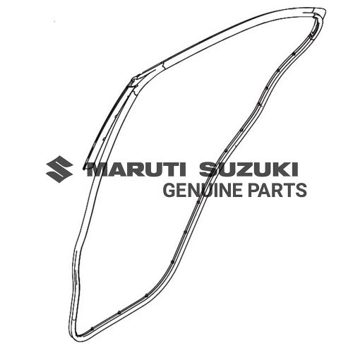 WEATHERSTRIP_ REAR DOORFor DZIRE 