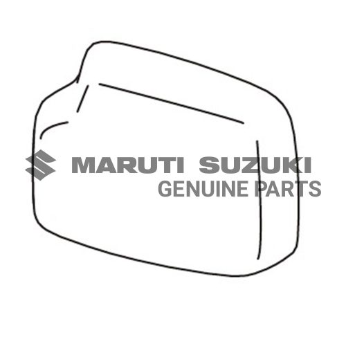COVER_OUT MIR VISOR_R (BLACK)For JIMNY
