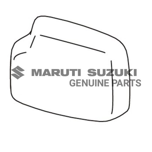 COVER_OUT MIR VISOR_L (BLACK)For JIMNY