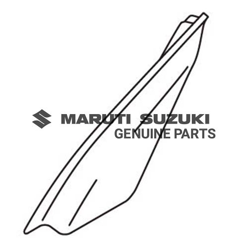 GARNISH_ SASH BRACKET INNER LEFT HAND (BLACK)For DZIRE 