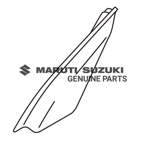 GARNISH_ SASH BRACKET INR LEFT (BLACK)For SWIFT 
