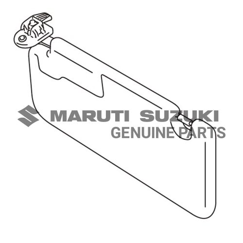 SUNVISOR ASSEMBLY (RIGHT_GRAY)For GRAND VITARA|JIMNY
|SCROSS
