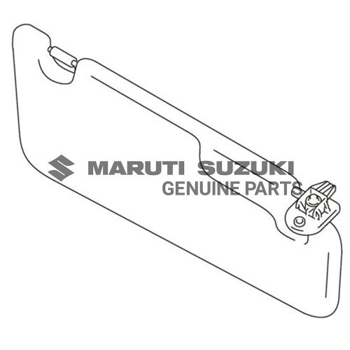 SUNVISOR ASSEMBLY LH (GRAY)For CELERIO|FRONX|IGNIS
|SWIFT 
|XL6
