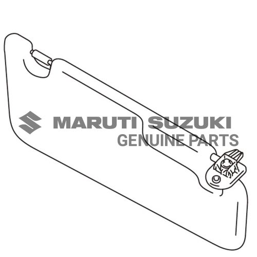 SUNVISOR ASSEMBLY (LEFT_GRAY) For BALENO|GRAND VITARA|JIMNY
|SCROSS
