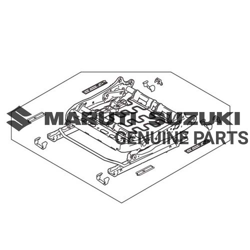 FRAME ASSEMBLY_FR CUSH (RIGHT) For BALENO |DZIRE|FRONX