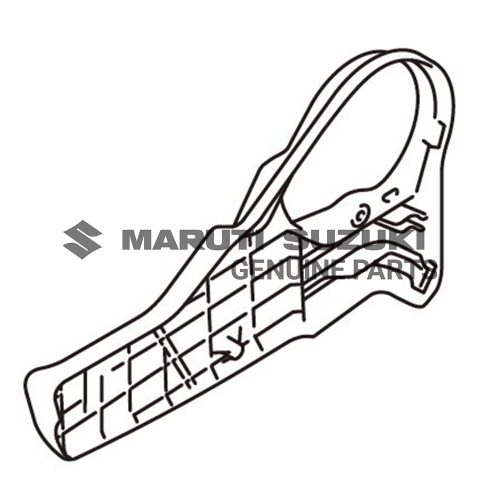COVER FRONT RECLINING OUTSIDE RIGHT HAND SIDE (BLACK) For BALENO |BALENO|FRONX|SWIFT 
|VICTORIS
