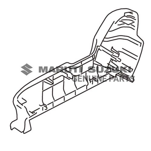 COVER_FR RCLNG OUTSIDE_R (BLACK)For JIMNY
