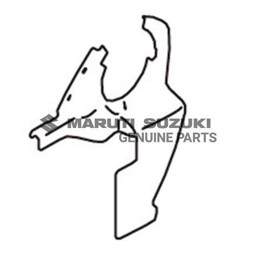 COVER_FR RCLNG OUTSIDE LOWER_R (BLACK)For JIMNY
