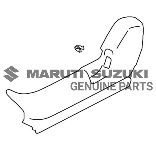 COVER_FR RCLNG OUTSIDE_L (BLACK)For JIMNY
