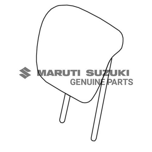 HEADRESTRAINT ASSEMBLY_ RR (BLACK)       For JIMNY
|SWIFT 
