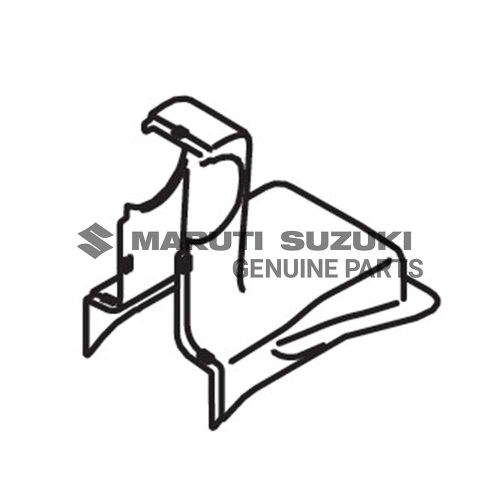 COVER_RR CENTER HINGE RR (BLACK)For JIMNY
