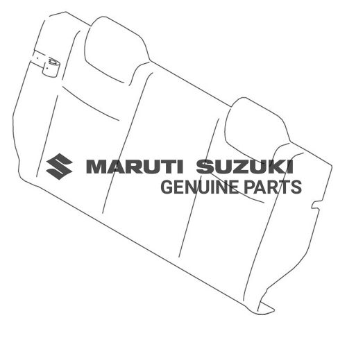 TRIM COMPONENT_REAR BACK (GRAY/BLACK/SILVER)For SWIFT 
