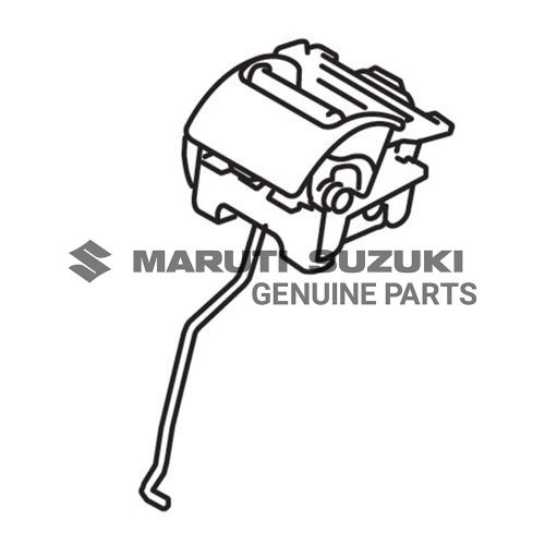 KNOB_RR BACK LOCK LH (BLACK)      For BALENO |CELERIO|FRONX|SWIFT 
