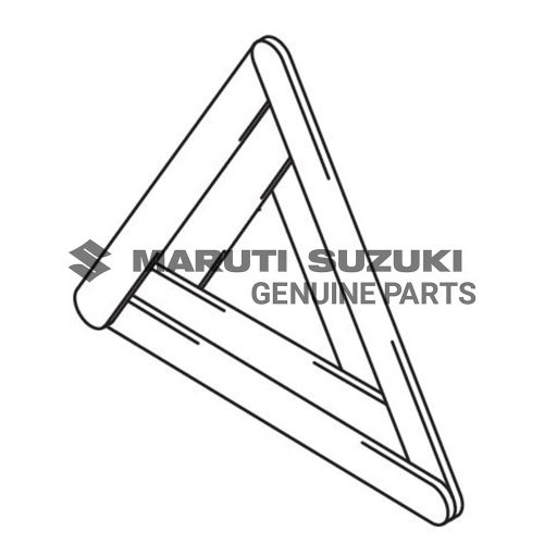 PLATE TRIANGLE For ALTO K10|BALENO |BALENO|CELERIO|CIAZ|DZIRE|ERTIGA|FRONX|IGNIS
|SPRESSO
|SWIFT 
|WAGONR 
|XL6
