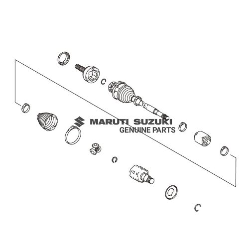 SHAFT ASSY_FR DRIVE_RHFor INVICTO
