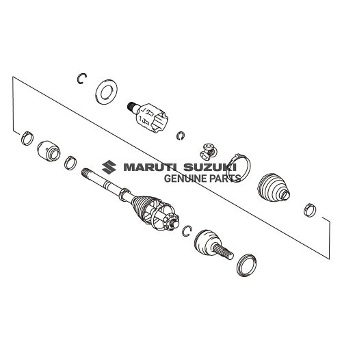 SHAFT ASSY_FR DRIVE_LHFor INVICTO
