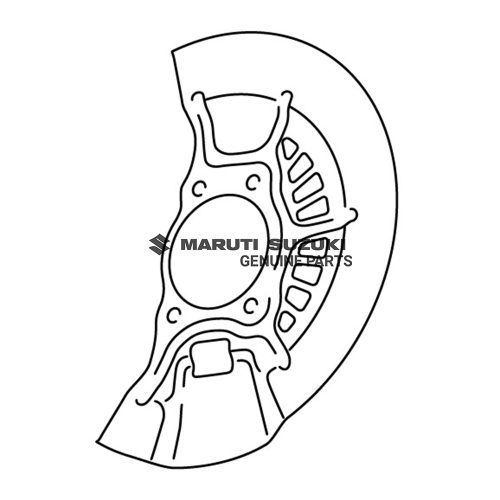 COVER_DISC BRAKE DUST_FR LHFor INVICTO
