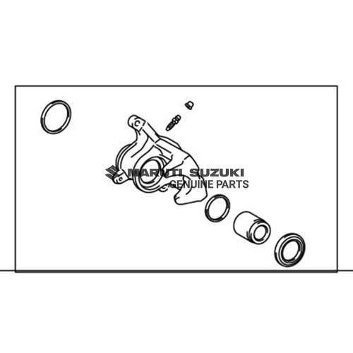 CYLINDER ASSY_RR DISC BRAKE_LHFor INVICTO
