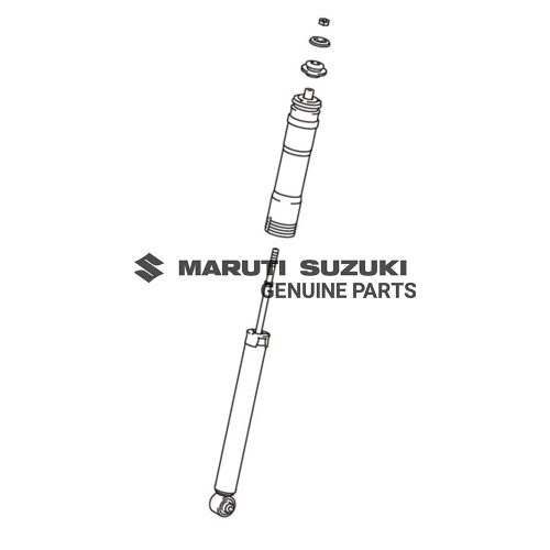 ABSORBER ASSY REAR SHOCKFor INVICTO
