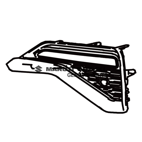 BEZEL FRONT FOG LAMP_LH (NO PAINT REQ.)For INVICTO
