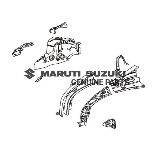 APRON SUB-ASSY_FR FENDER_LHFor INVICTO
