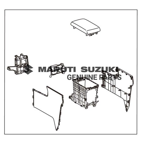 BOX FLOOR CONSOLE REARFor INVICTO
