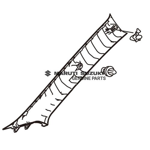 TRIM FRONT PILLAR RHFor INVICTO
