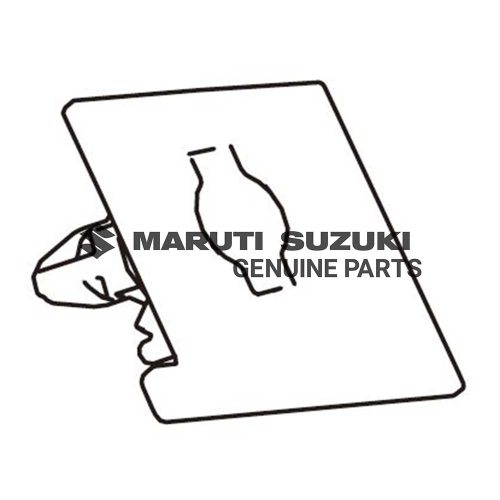 CLIP_BACK WINDOW GLASS_RHFor INVICTO
