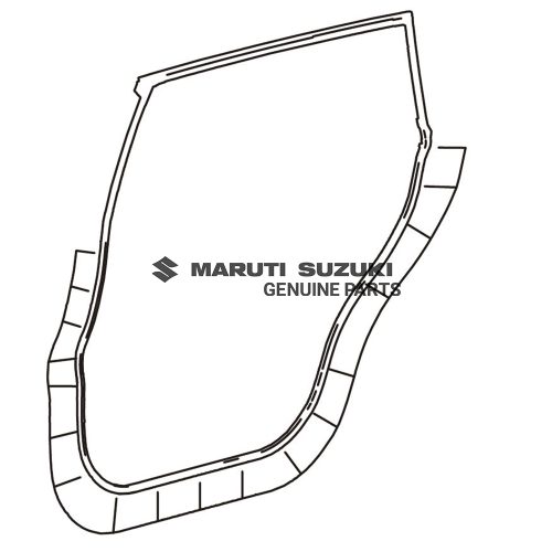 WEATHERSTRIP_RR DOOR_LHFor INVICTO
