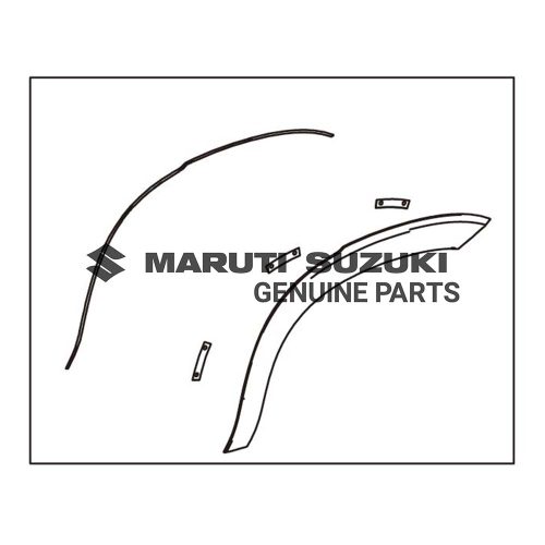 MOULDING S/ASSY_QTR OUT_RHFor INVICTO
