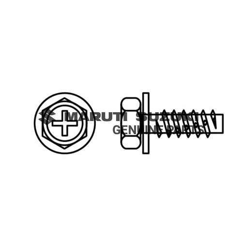 SCREW_W/WASHER TAPPINGFor INVICTO
