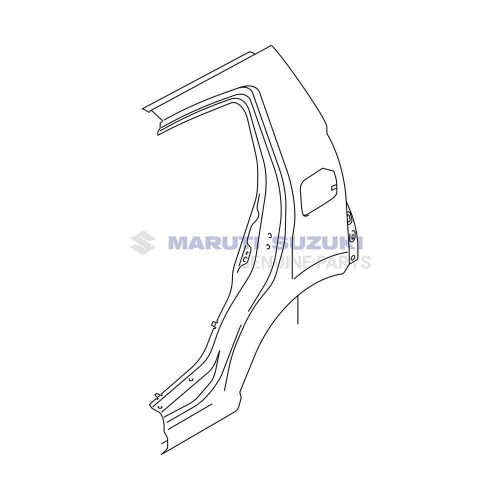 BODY – LEFT QUARTER PANELFor CELERIO