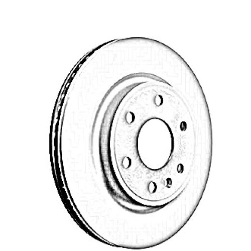 Veevan Front Disc Rotor Set HY20621 for HY Verna Fluidic